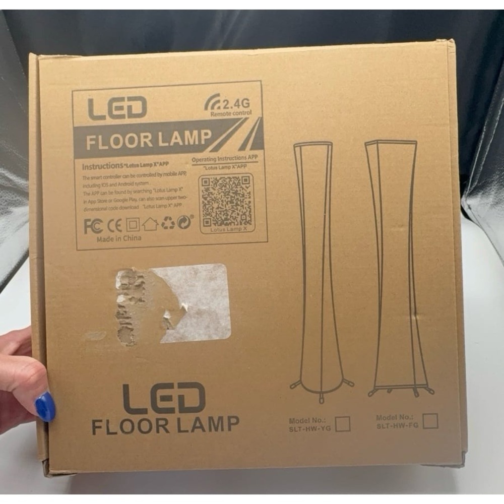LED Floor Lamp NEW but open box. - Picture 8 of 9